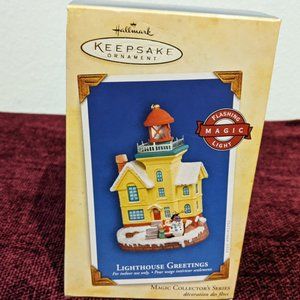 Collectibles: Hallmark Collection Lighthouse Ornament 2004 NIB!